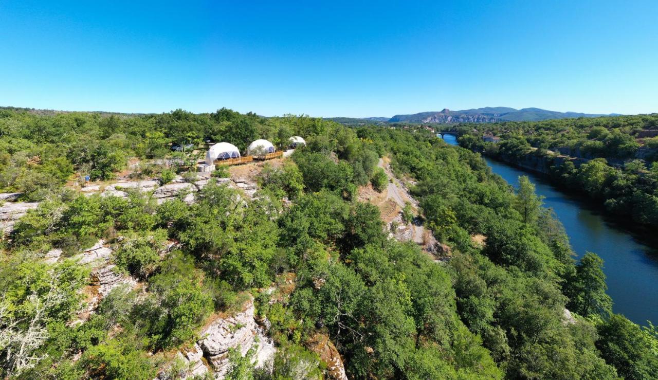 Les Domes Des Gorges Hotel Ruoms Exterior foto