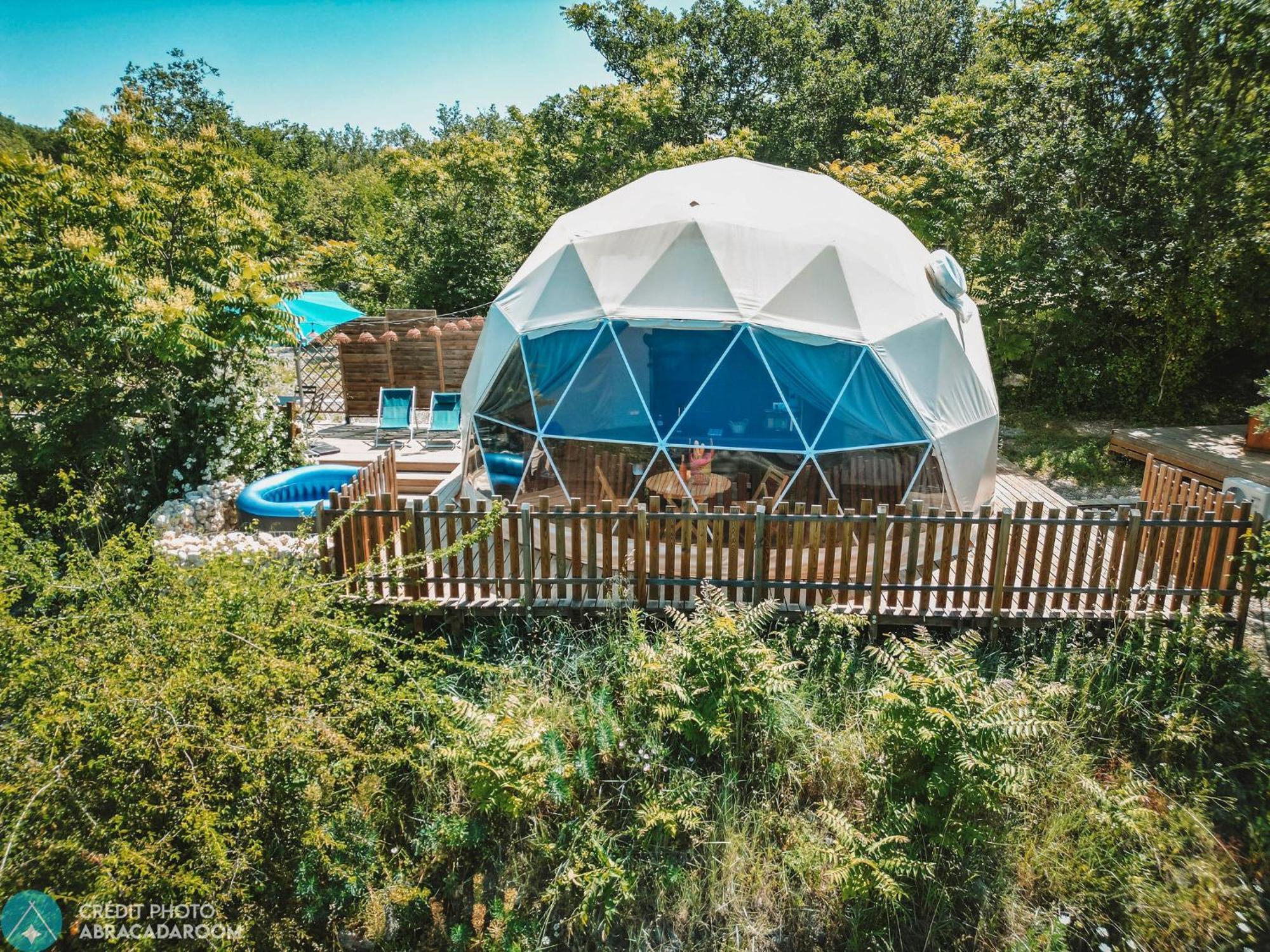 Les Domes Des Gorges Hotel Ruoms Exterior foto